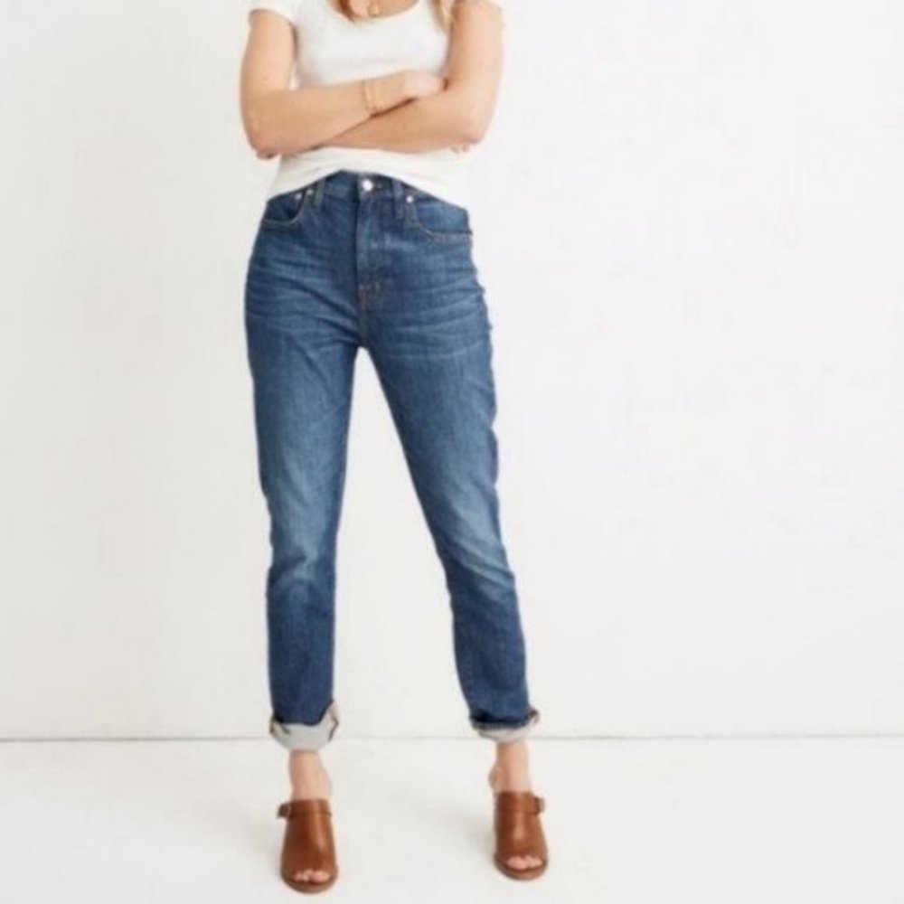 NWT Madewell High-Rise Slim Boyjean Eco Edition 25